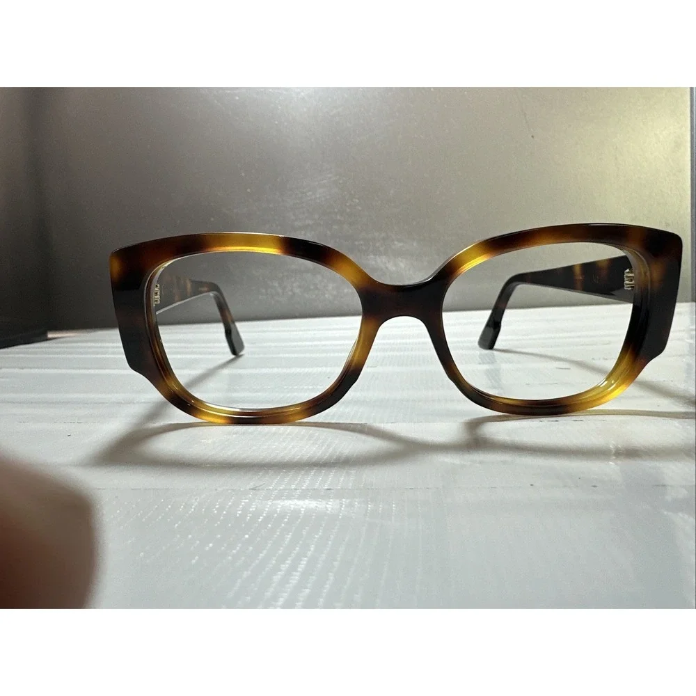 VTG Christian Dior Clear Oval Glasses Germany 05lha Frame Only 52 18 145